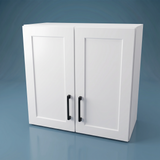24" Wide x 24" High Wall Cabinet - Thermofoil Doors