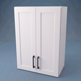 25" Wide x 36" High Wall Cabinet - Thermofoil Doors
