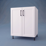 27" Wide Base Cabinet - Thermofoil Doors