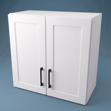 27" Wide x 24" High Wall Cabinet - Thermofoil Doors