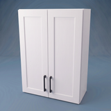 27" Wide x 36" High Wall Cabinet - Thermofoil Doors