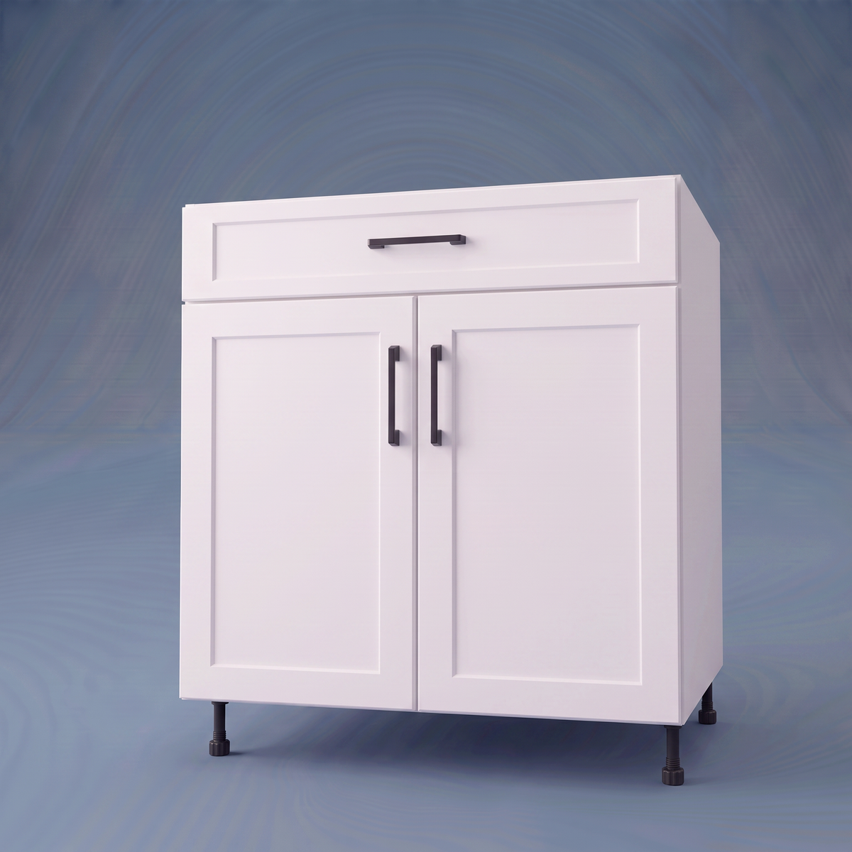 31" Wide Base Cabinet With Drawer On Top - Thermofoil Doors