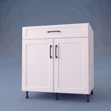 32" Wide Base Cabinet With Drawer On Top - Thermofoil Doors