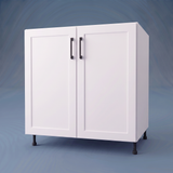 33" Wide Base Cabinet - Thermofoil Doors
