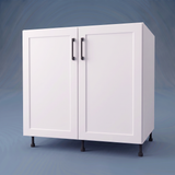 35" Wide Base Cabinet - Thermofoil Doors
