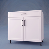 36" Wide Base Cabinet With Drawer On Top - Thermofoil Doors