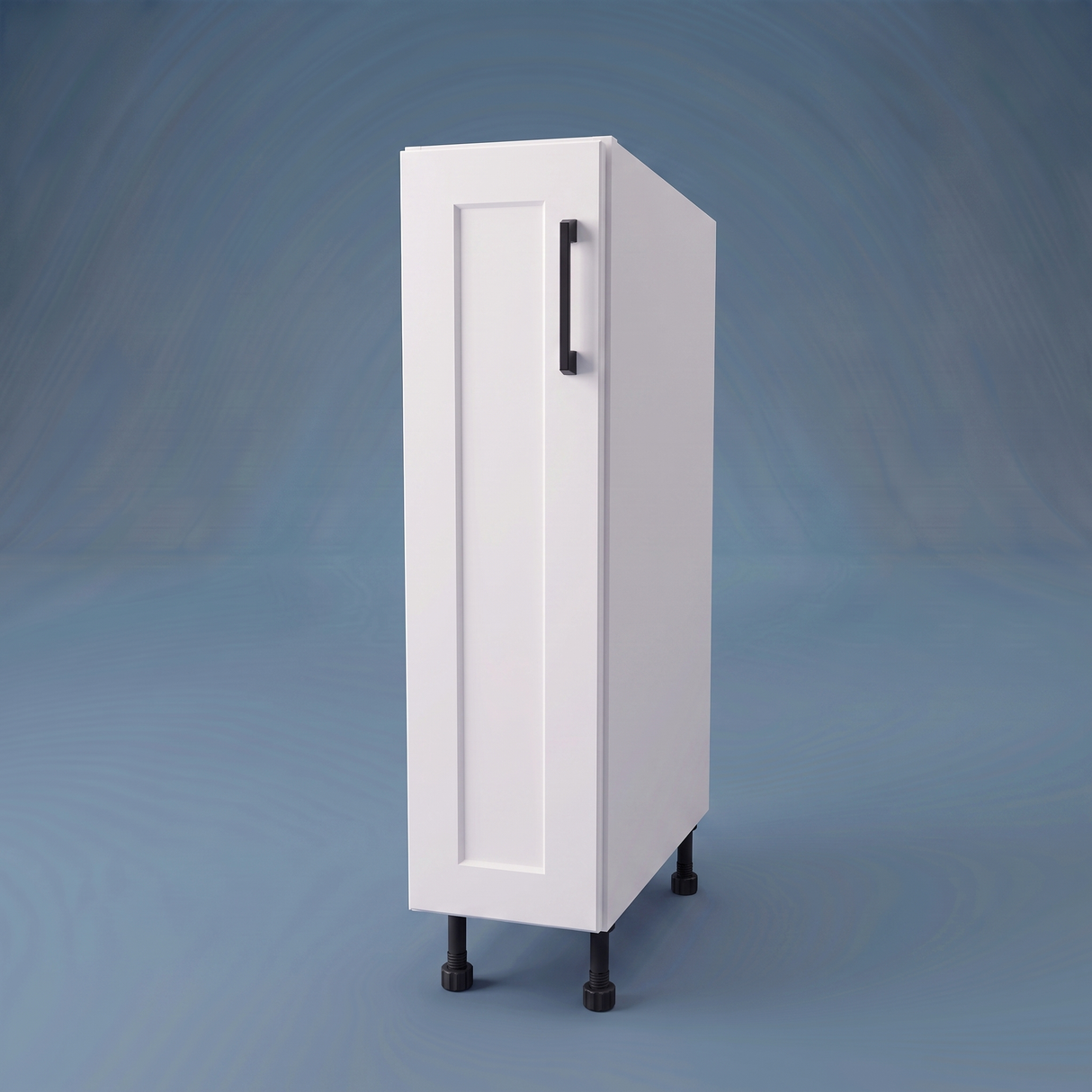 8" Wide Base Cabinet - Thermofoil Doors