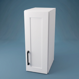 9" Wide x 24" High Wall Cabinet - Thermofoil Doors