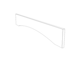 Window Valance - Plain - 10" High - Painted