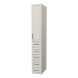 RTI Closets Basic Shelf & Drawer Closet Unit - 14" Wide - Painted Fronts