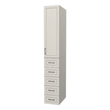 RTI Closets Basic Shelf & Drawer Closet Unit - 15" Wide - Painted Fronts