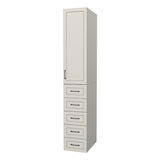 RTI Closets Basic Shelf & Drawer Closet Unit - 16" Wide - Thermofoil Fronts