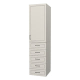 RTI Closets Basic Shelf & Drawer Closet Unit - 23" Wide - Painted Fronts
