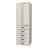 RTI Closets Basic Shelf & Drawer Closet Unit - 29" Wide - Thermofoil Fronts