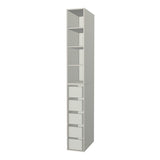 RTI Closets Basic Shelf & Drawer Closet Unit - 12" Wide - Thermofoil Fronts