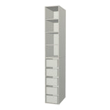 RTI Closets Basic Shelf & Drawer Closet Unit - 14" Wide - Thermofoil Fronts