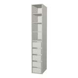 RTI Closets Basic Shelf & Drawer Closet Unit - 15" Wide - Thermofoil Fronts