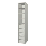 RTI Closets Basic Shelf & Drawer Closet Unit - 17" Wide - Painted Fronts