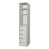 RTI Closets Basic Shelf & Drawer Closet Unit - 18" Wide - Thermofoil Fronts