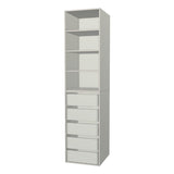 RTI Closets Basic Shelf & Drawer Closet Unit - 22" Wide - No Fronts