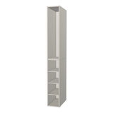 RTI Closets Basic Shelf & Open Closet Unit - 12" Wide - No Fronts