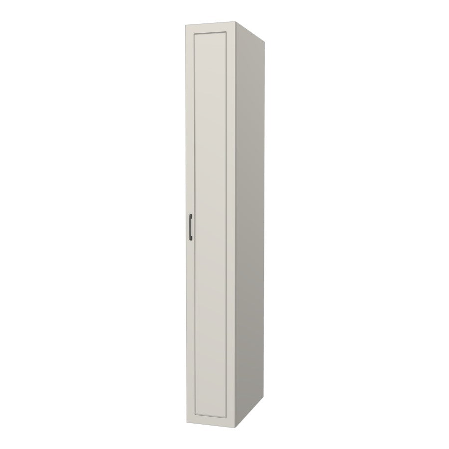 RTI Closets Basic Shelf & Open Closet Unit - 12" Wide - Painted Fronts