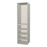 RTI Closets Basic Shelf & Open Closet Unit - 24" Wide - No Fronts
