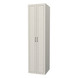 RTI Closets Basic Shelf & Open Closet Unit - 24" Wide - Painted Fronts