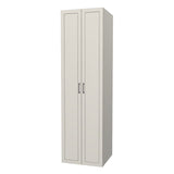 RTI Closets Basic Shelf & Open Closet Unit - 26" Wide - Thermofoil Fronts