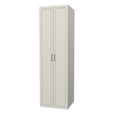 RTI Closets Basic Shelf & Open Closet Unit - 27" Wide - Painted Fronts