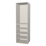 RTI Closets Basic Shelf & Open Closet Unit - 28" Wide - No Fronts
