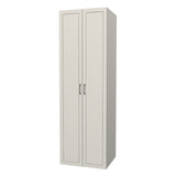 RTI Closets Basic Shelf & Open Closet Unit - 29" Wide - Thermofoil Fronts