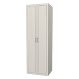 RTI Closets Basic Shelf & Open Closet Unit - 30" Wide - Thermofoil Fronts