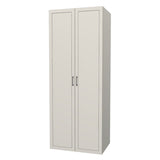 RTI Closets Basic Shelf & Open Closet Unit - 36" Wide - Thermofoil Fronts