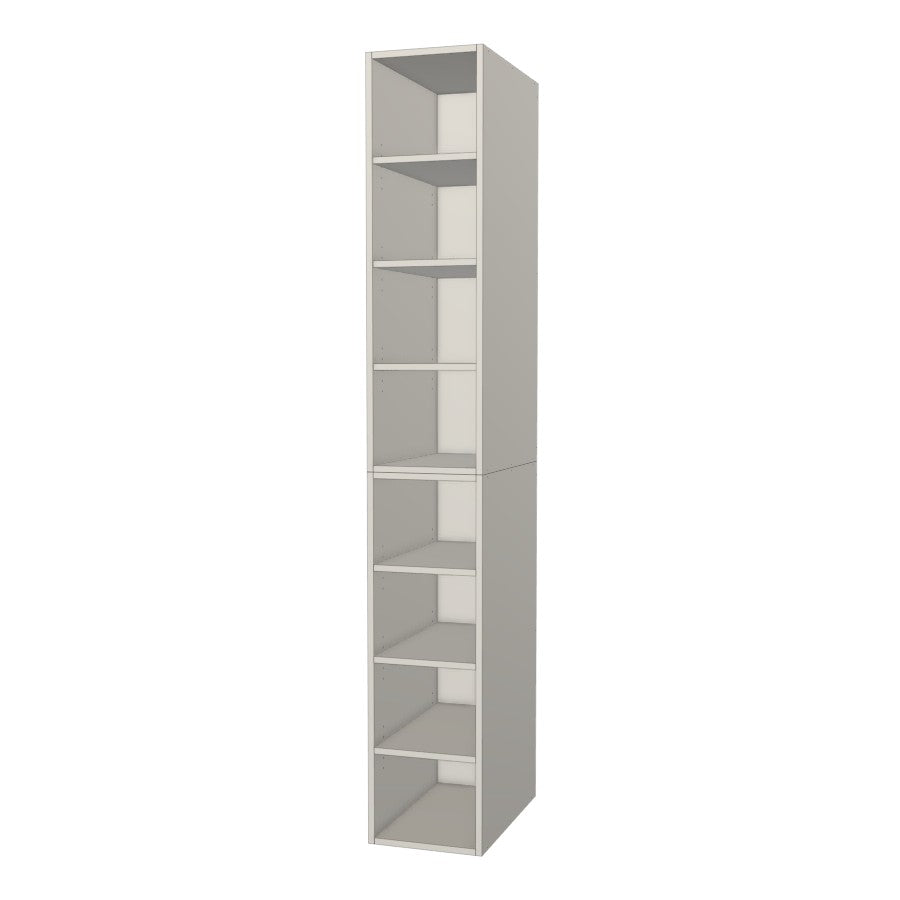 RTI Closets Basic Shelf Closet Unit - 14" Wide - Thermofoil Fronts