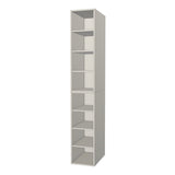 RTI Closets Basic Shelf Closet Unit - 15" Wide - No Fronts