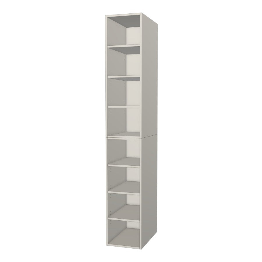 RTI Closets Basic Shelf Closet Unit - 15" Wide - Thermofoil Fronts