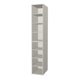 RTI Closets Basic Shelf Closet Unit - 16" Wide - Painted Fronts