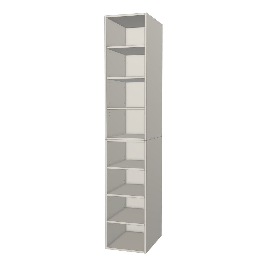 RTI Closets Basic Shelf Closet Unit - 17" Wide - No Fronts