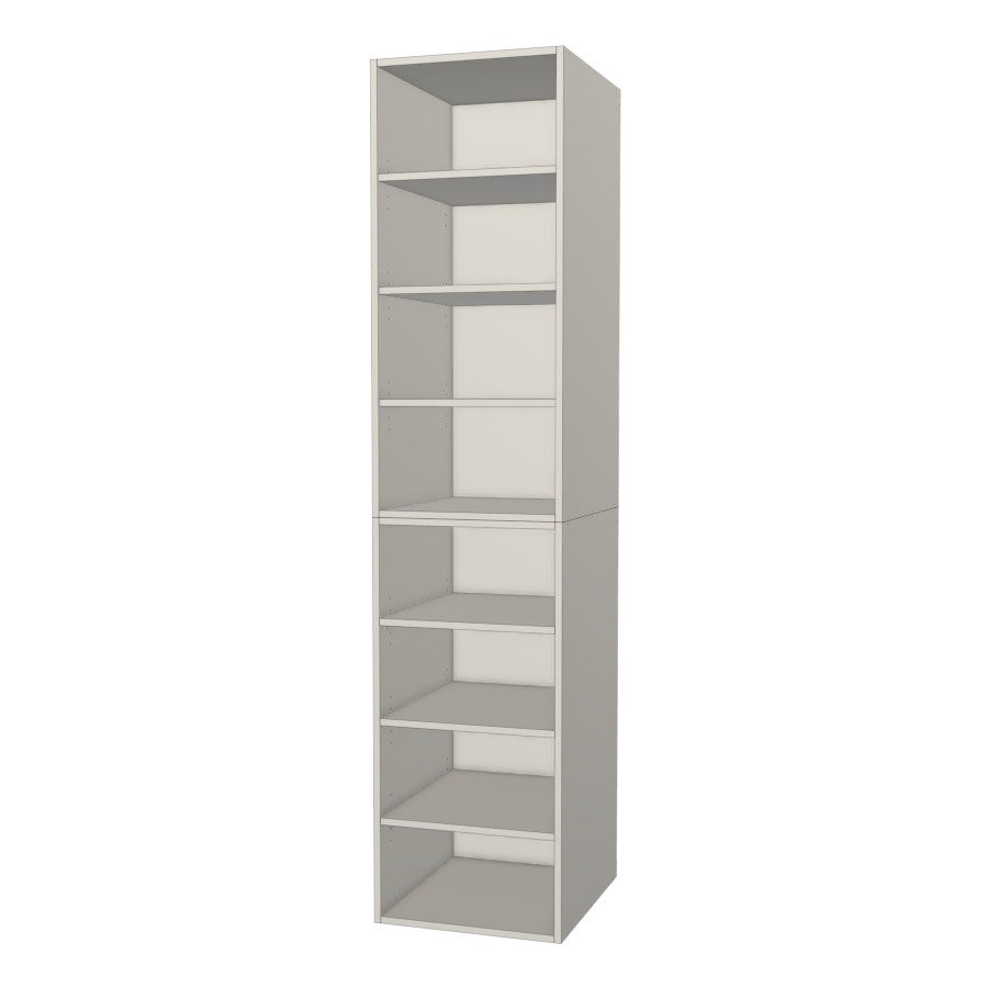 RTI Closets Basic Shelf Closet Unit - 21" Wide - Thermofoil Fronts
