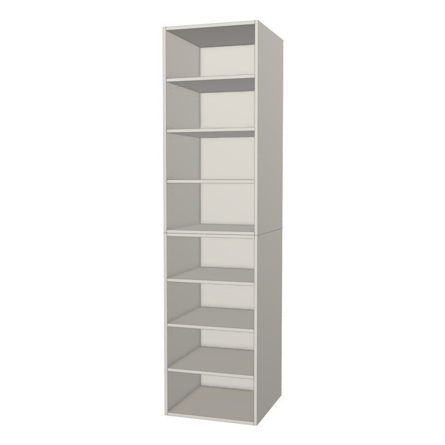 RTI Closets Basic Shelf Closet Unit - 23" Wide - No Fronts