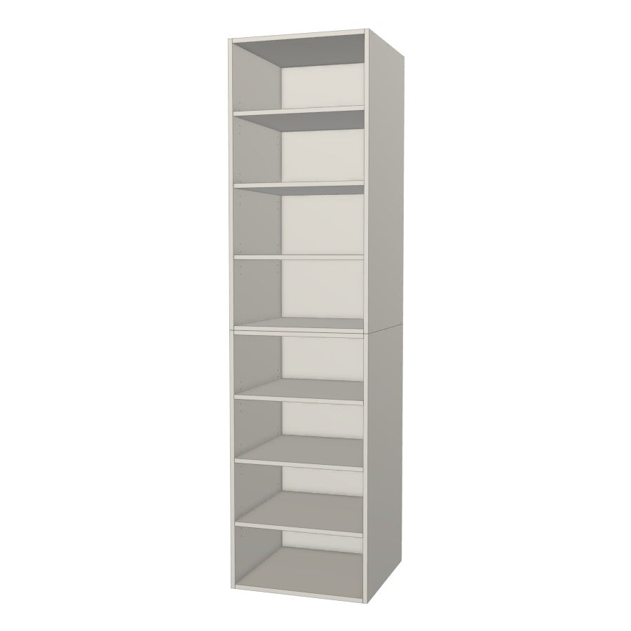 RTI Closets Basic Shelf Closet Unit - 24" Wide - Thermofoil Fronts