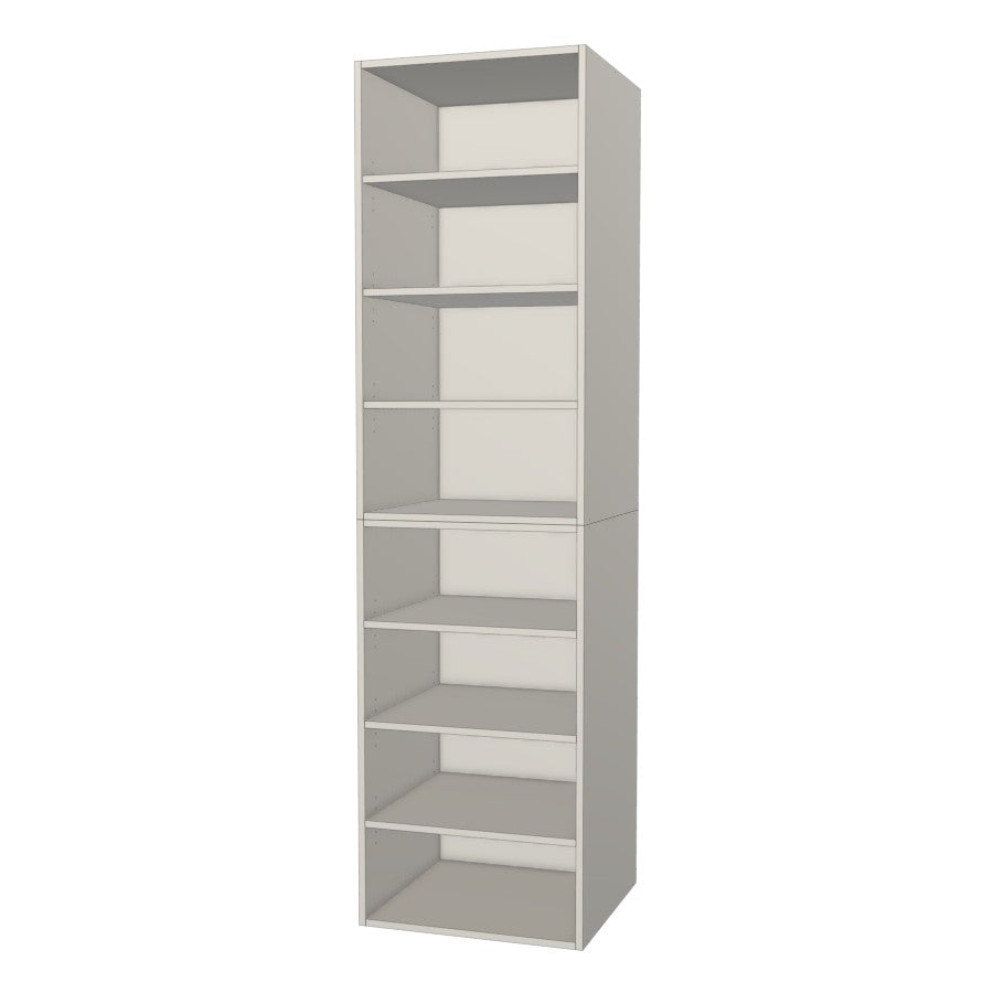 RTI Closets Basic Shelf Closet Unit - 25" Wide - No Fronts