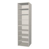 RTI Closets Basic Shelf Closet Unit - 25" Wide - Painted Fronts