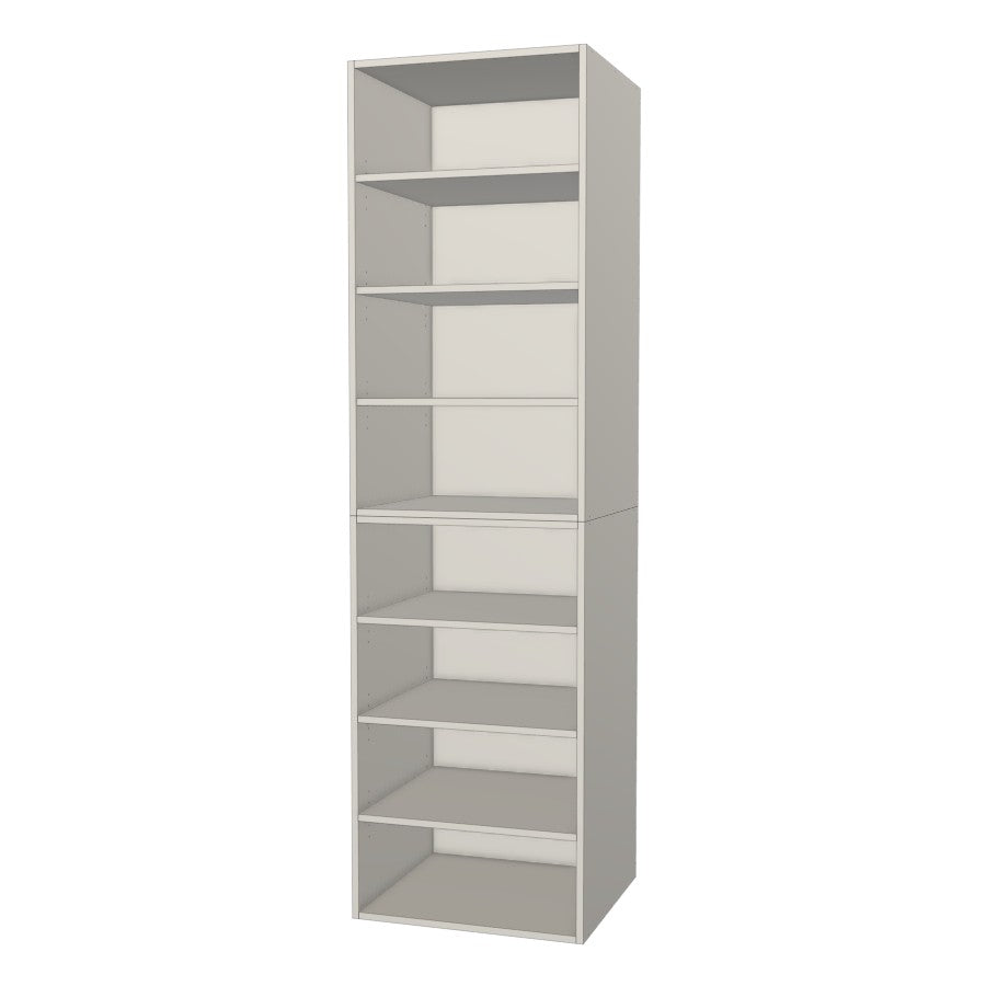 RTI Closets Basic Shelf Closet Unit - 26" Wide - Painted Fronts