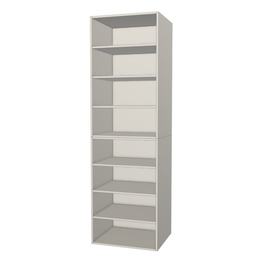 RTI Closets Basic Shelf Closet Unit - 28" Wide - Painted Fronts