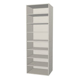 RTI Closets Basic Shelf Closet Unit - 31" Wide - Painted Fronts