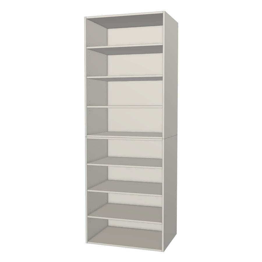 RTI Closets Basic Shelf Closet Unit - 33" Wide - Painted Fronts
