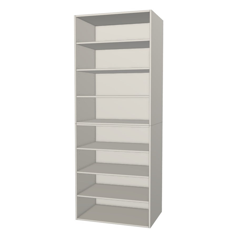 RTI Closets Basic Shelf Closet Unit - 35" Wide - No Fronts