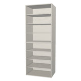 RTI Closets Basic Shelf Closet Unit - 35" Wide - Painted Fronts